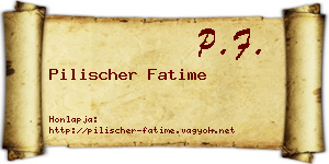 Pilischer Fatime névjegykártya